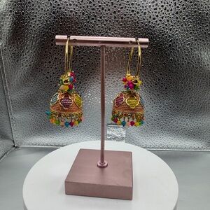 Colorful Jhumka Earrings
